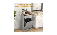 Slickblue Kitchen Tilt-Out Trash Bin Cabinet Stylish and Convenient Waste Management Solution