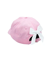 Bits & Bows Baby Girls Bow Baseball Hat in Pink