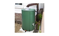 Slickblue 132 Gallon Folding Rain Barrel Portable Water Collector for Sustainable Gardening