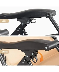 Inolait Sugift Oversize Lounge Chair with Cup Holder of Heavy Duty for outdoor