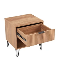 Manhattan Comfort Dumbo 1-Drawer Modern Nightstand
