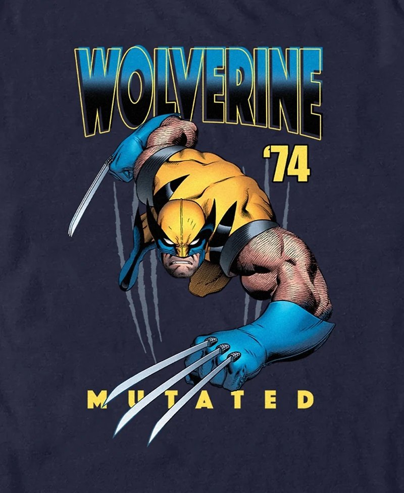 Fifth Sun Men's Wolverine All Mutated Short Sleeve T-Shirt