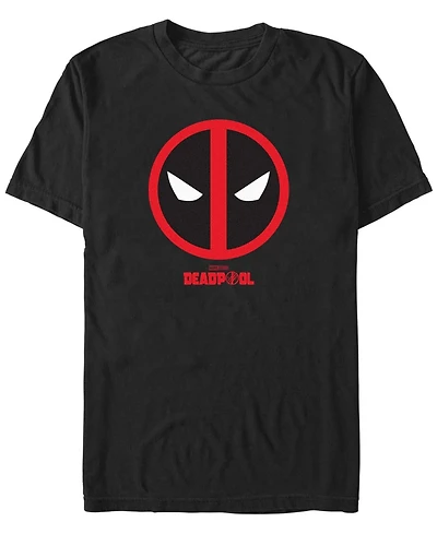Fifth Sun Men's Deadpool3 Emblem Fill Short Sleeve T-Shirt