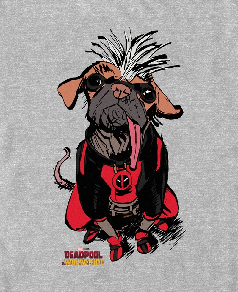 Fifth Sun Men's Cute Dogpool Short Sleeve T-Shirt