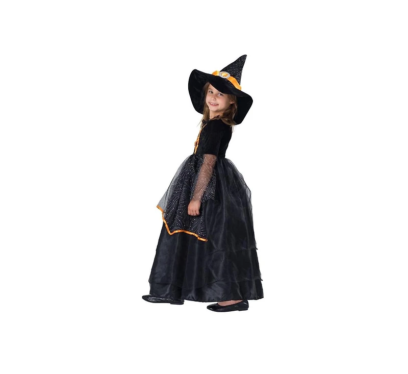 Dress Up America Halloween Witch & Hat Costume Set - Kids Girls
