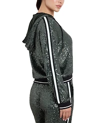 Guess Women's Sequined Hoodie