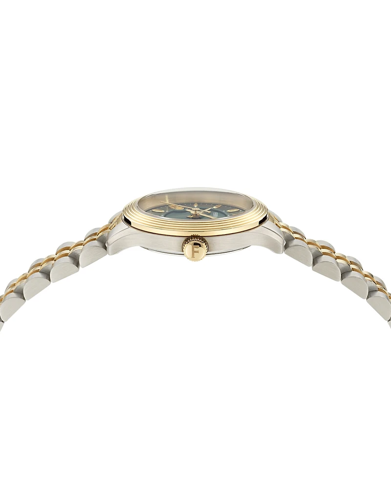 Ferragamo Women's Swiss Duo Two-Tone Stainless Steel Bracelet Watch 28mm