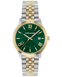 Ferragamo Women's Swiss Duo Two-Tone Stainless Steel Bracelet Watch 40mm