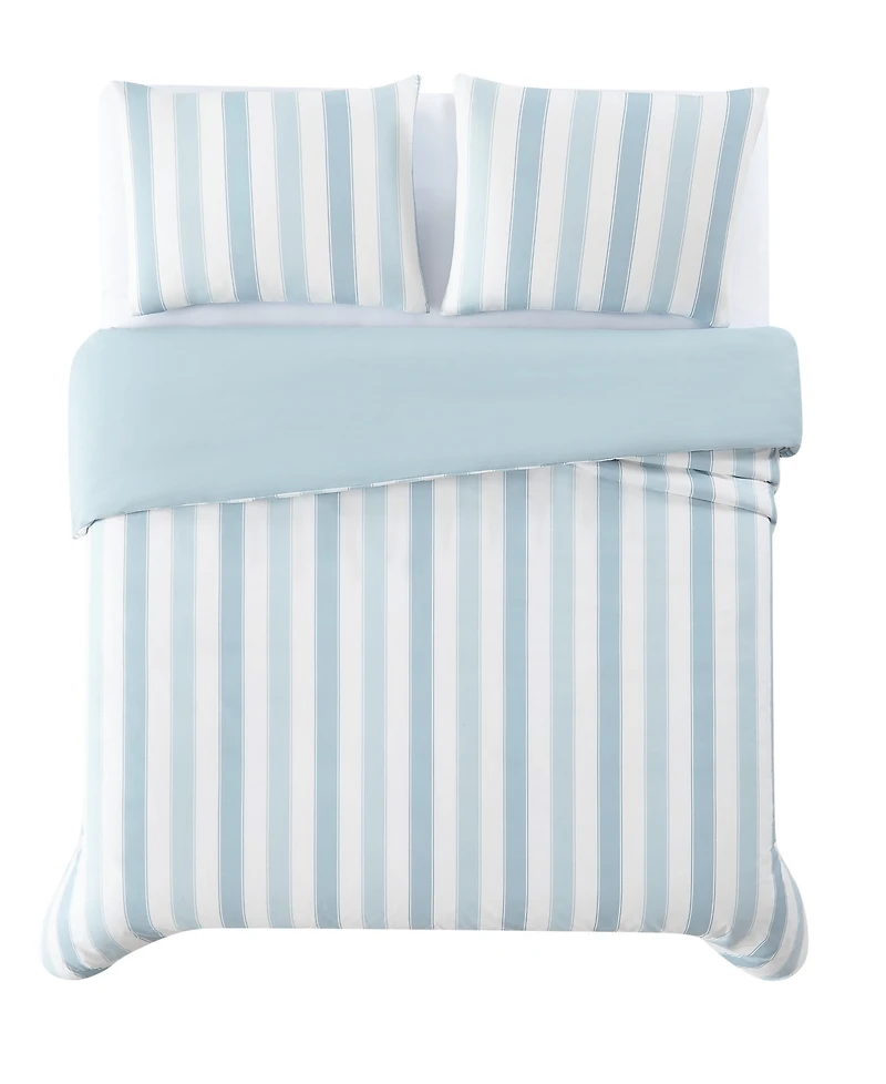 Truly Soft Aiden Stripe 2-Pc. Duvet Cover Set, Twin/Twin Xl