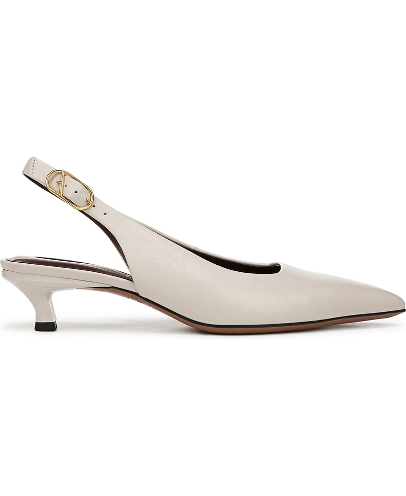 Franco Sarto Women's Marlow Pointed Toe Slingback Kitten Heel Pumps
