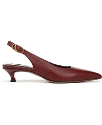 Franco Sarto Women's Marlow Pointed Toe Slingback Kitten Heel Pumps