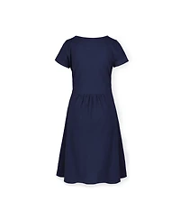 Hope & Henry Women's Tie-Waist Knit Dress