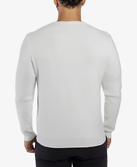 Spring + Mercer Men's Ribbed Crew Neck Sweater