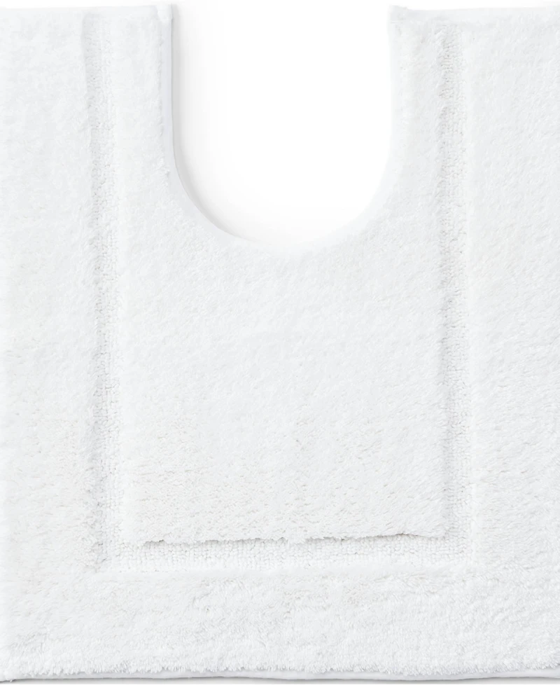 Lands' End Cotton Non-skid Contour Bath Rug