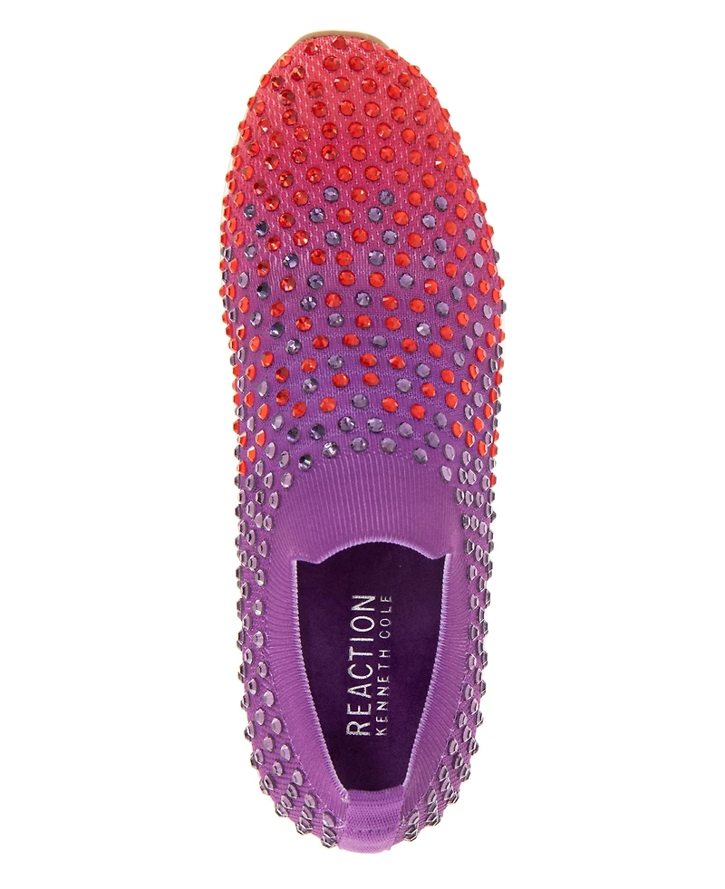 Kenneth Cole Reaction Women's Cameron Jewel Jogger Almond Toe Sneakers