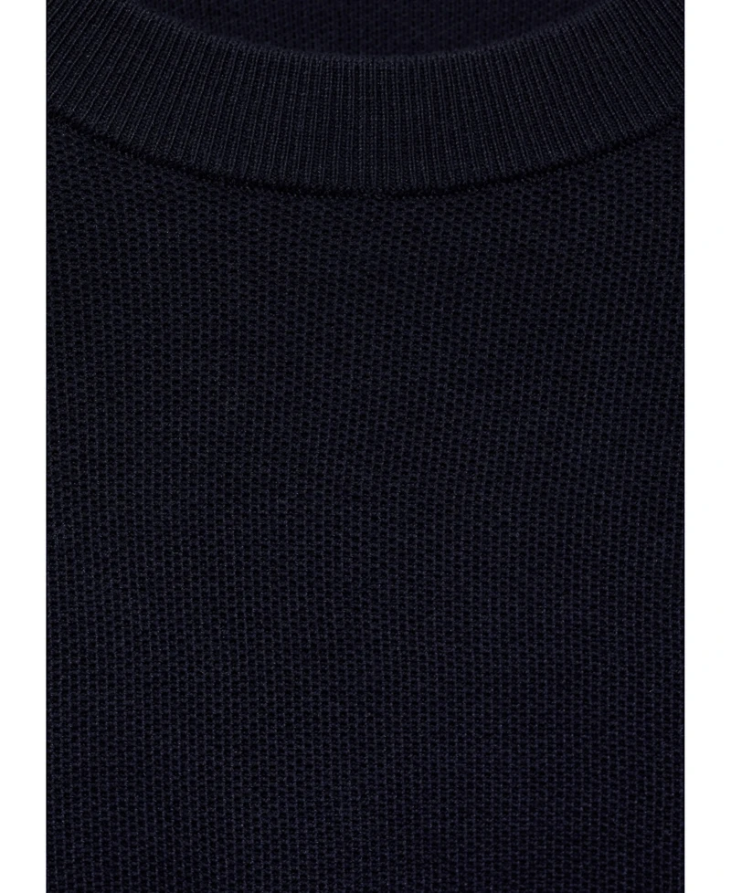 Mango Men's Fine-Knit Cotton Sweater