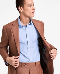 B by Brooks Brothers Men's Linen Classic-Fit Suit Separates Jacket