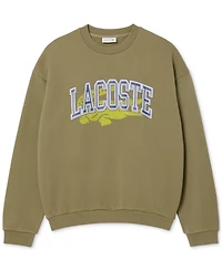 Lacoste Men's Loose-Fit Logo Graphic Sweatshirt - BMY