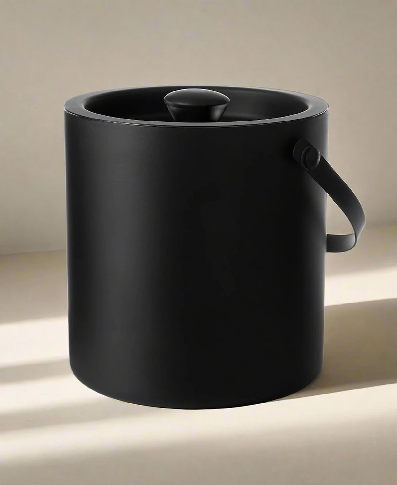Godinger Ebony Double Walled Ice Bucket, 96 oz.