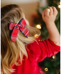 Bits & Bows Girls Plaid Hair Bow
