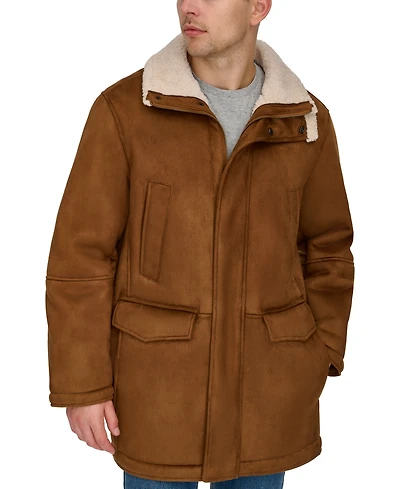Dockers Men's Faux-Shearling Coat