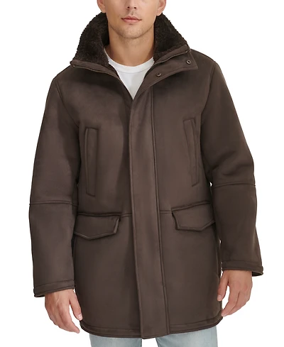 Dockers Men's Faux-Shearling Coat