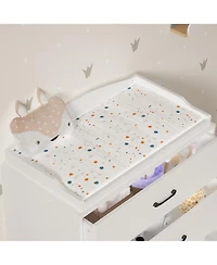 Homsee 3-Drawer White Wooden Storage Organizer Cabinet