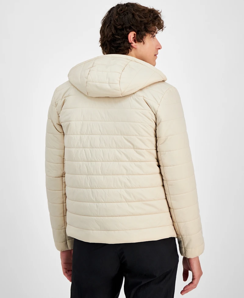 Hugo by Boss Men's Barvi2435 Slim-Fit Quilted Full-Zip Liner Jacket