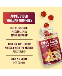 Mav Nutrition Apple Cider Vinegar Gummies with Vitamin B6, B12 & Folic Acid