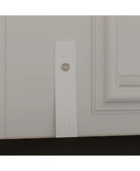 Homsee White and Golden 9-Drawers Wooden Dresser without Mirror