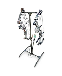 Hme Hard Surface Practice Indoor Outdoor Steel Archery Bow Storage Hanger Rack
