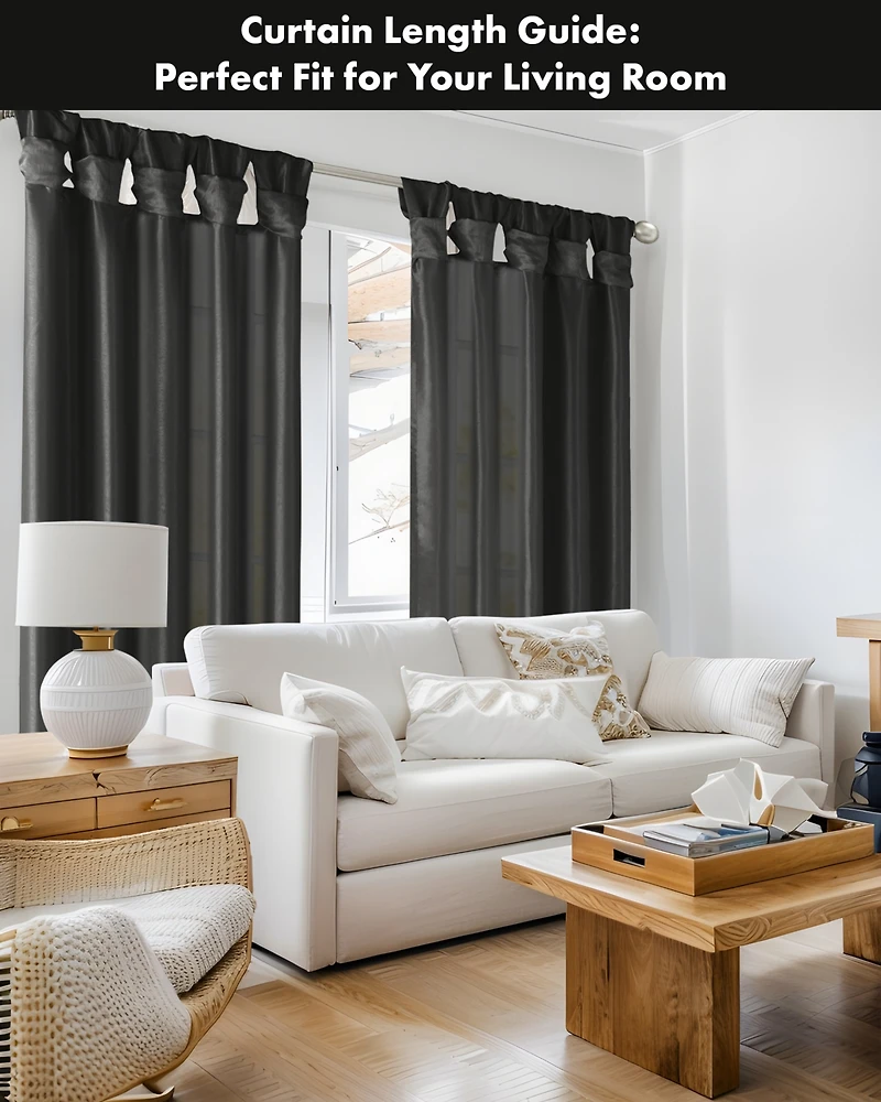 Madison Park Emilia Twist Tab Lined Window Curtain Panel, Single with Privacy Lining for Bedroom and Living Room, 84 inch length Curtai