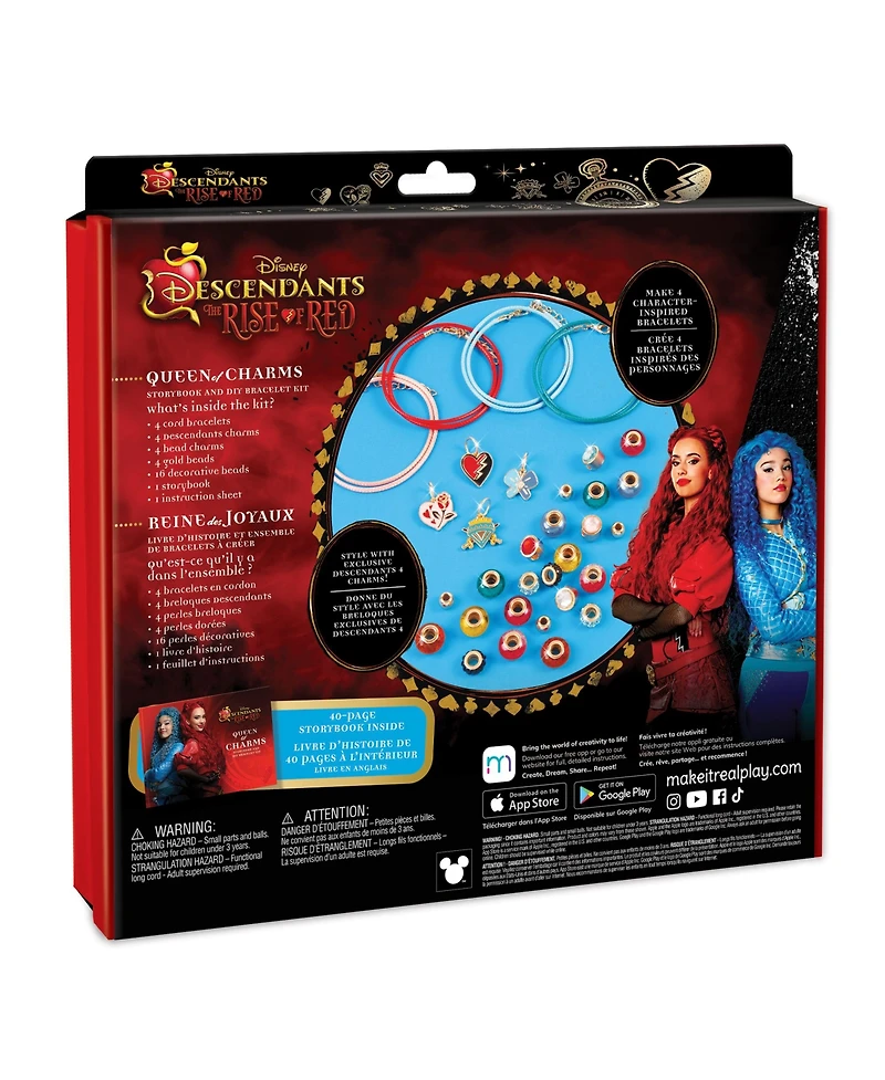 Make It Real Descendants 4 Queen of Charms Storybook and Diy Bracelet Kit