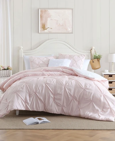 Swift Home Classic Stripes Pintuck -Pc. Comforter Set