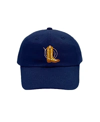 Bits & Bows Boys Boys Cowboy Boot Baseball Hat in Navy