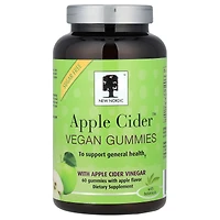 New Nordic Apple Cider Gummies | Nutrition Chewable Acv Wellness Supplement | No Vinegar Taste |