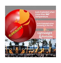 SereneLife Automatic Fire Ball Extinguisher With Mounting Bracket, 5.06-Inch