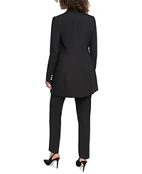 Dkny Women's Petite One-Button Longline Blazer