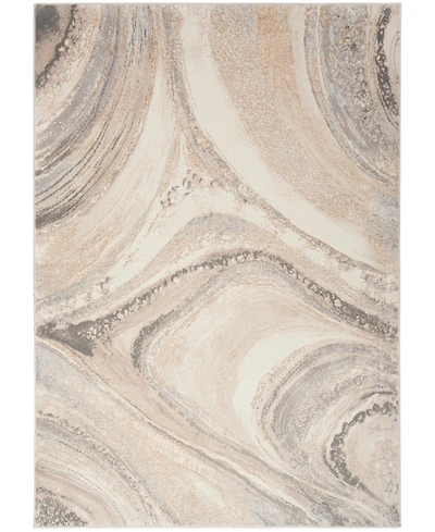 Nourison Home Brushstrokes BSK03 5'3"x7'3" Area Rug