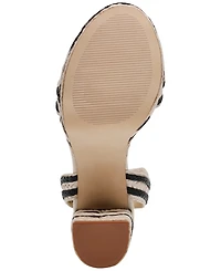 Steve Madden Women's Luccie Platform Raffia Dress Sandals