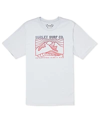 Hurley Men's Everyday H2O-Dri Horizon Line Slub Short Sleeve T-Shirt
