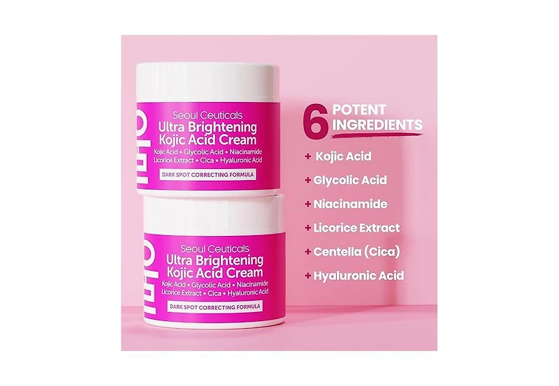Seoul Ceuticals Korean Skincare Ultra Brightening Kojic Acid Cream K Beauty Skincare
