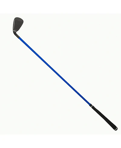 Lag Shot 7 Iron Golf Club Swing Trainer Stick for Right Handed Men, Black/Blue
