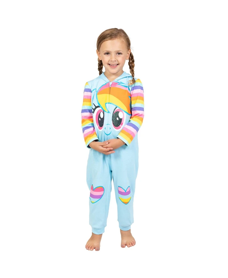 My Little Pony Girls Rainbow Dash Baby Zip Up Coverall Newborn to