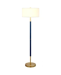 Hudson & Canal 61.5" Metal Simone 2-Light Floor Lamp