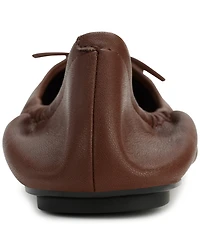 Karl Lagerfeld Paris Women's Velma Almond Toe Ballet Flats