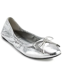 Karl Lagerfeld Paris Women's Velma Almond Toe Ballet Flats