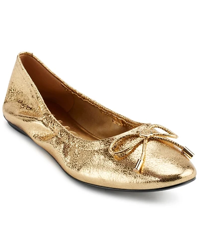 Karl Lagerfeld Paris Women's Velma Almond Toe Ballet Flats