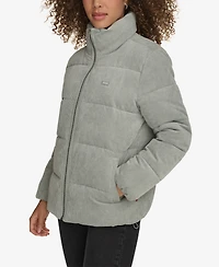 Levi's Women's Corduroy Bubble Puffer Jacket
