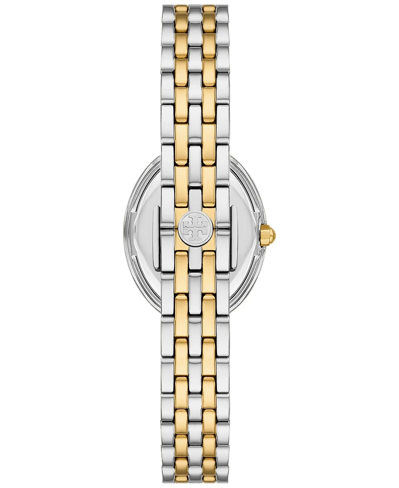 Tory Burch Women's The Oval Two-Tone Stainless Steel Bracelet Watch 28mm